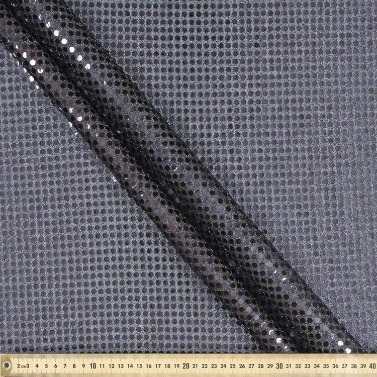 Plain 112 cm Disco Sequin Fabric