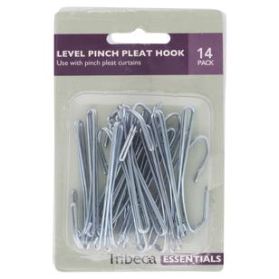 Tribeca 2 Prong Level Pinch Pleat Hooks Silver