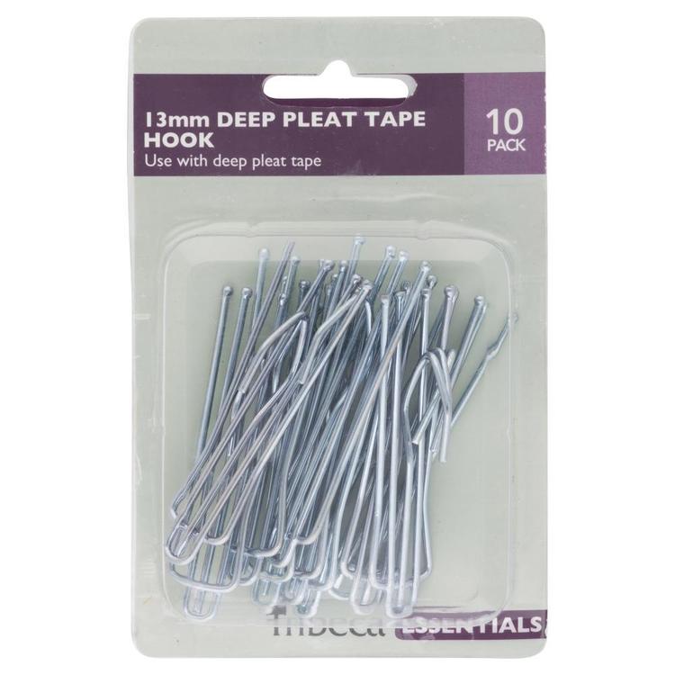 Tribeca 4 Prong Deep Pleat Tape Hooks