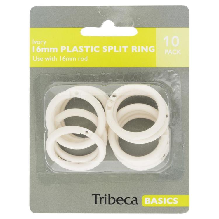 Tribeca 16 mm Split Ring Plastic Hooks
