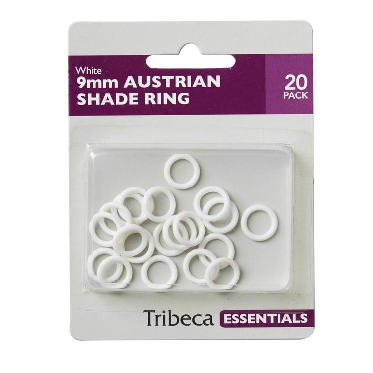 Tribeca 9 mm Austrian Shade Ring 20 Pack White 9 mm
