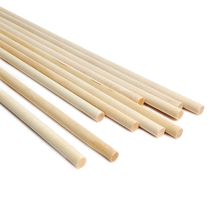 Arbee Wooden 30 cm Dowel Rods Natural
