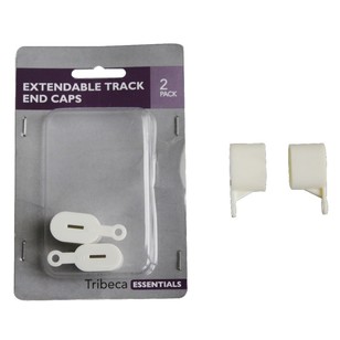 Tribeca Parnell Extendable Track End Cap 2 Pack Sand