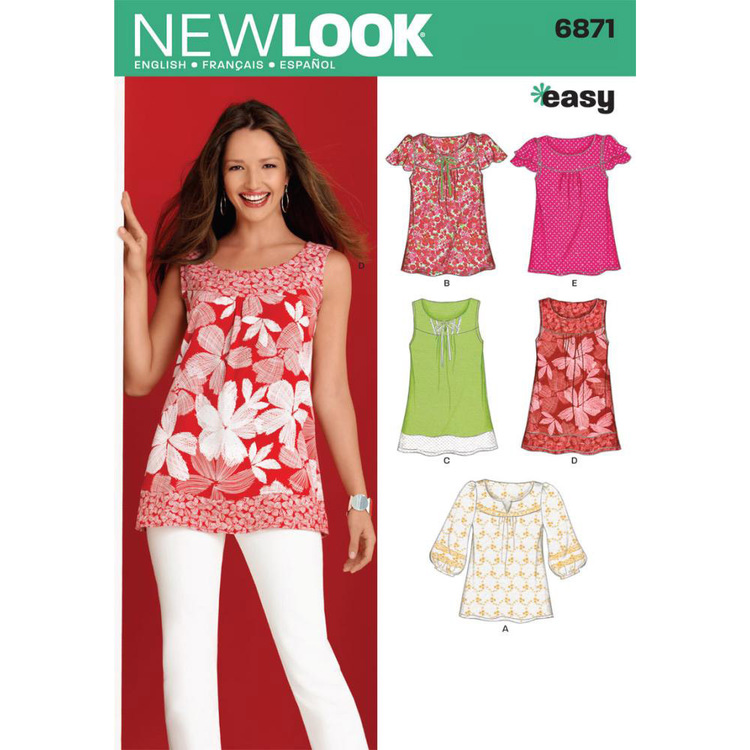 New Look Pattern 6871 Women's Top