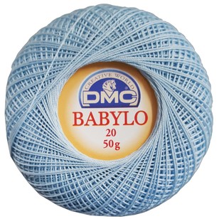DMC Babylo 50 G Crochet Cotton Thread No. 20 50 g Light Blue 50 g