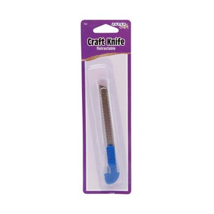 Papercraft Retractable Craft Knife Silver Small