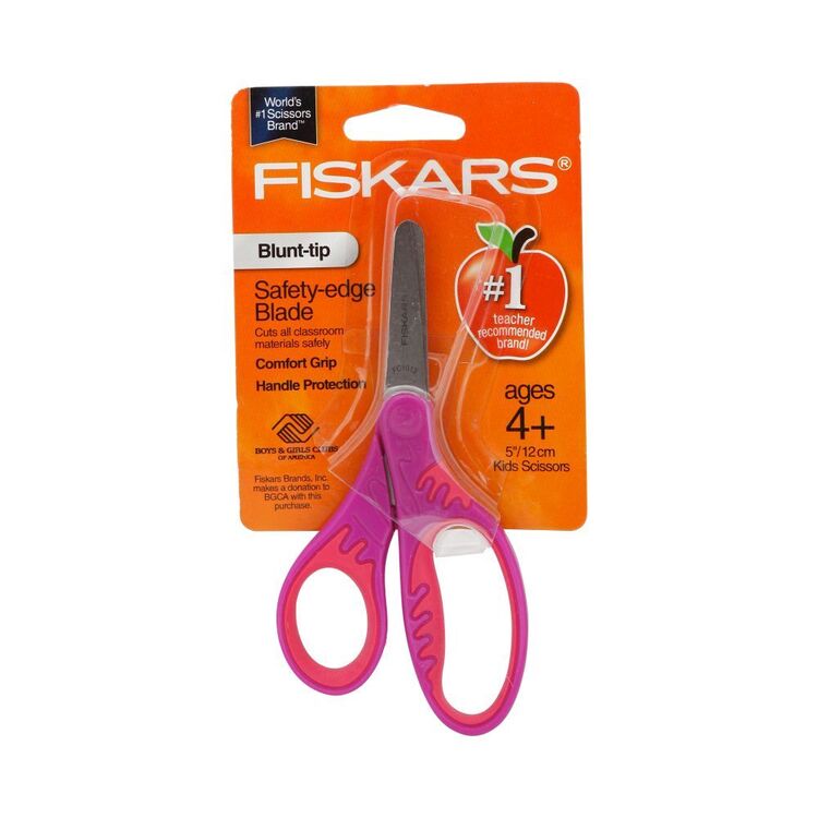 Fiskars Kids Softgrip Blunt Scissor Multicoloured