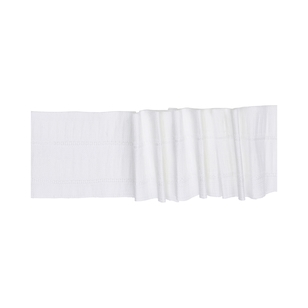 Galleria Triple Pleat Curtain Heading Tape White 88 mm