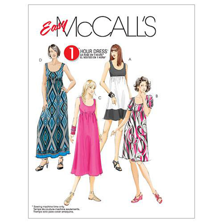 McCalls M5893 Womens' Dresses In 4 Lengths 18 - 24