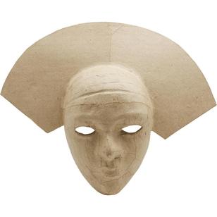 Shamrock Craft Papier Mache Headdress Mask Natural