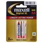 Maxell Digital XL Alkaline AA 2 Pack Multicoloured AA