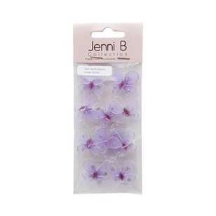 Jenni B Wire Butterfly Embellishments Lavender