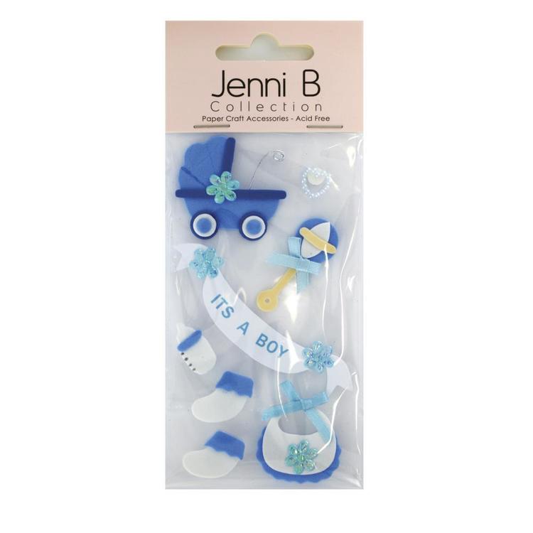 Jenni B It's a Boy Stickers Blue