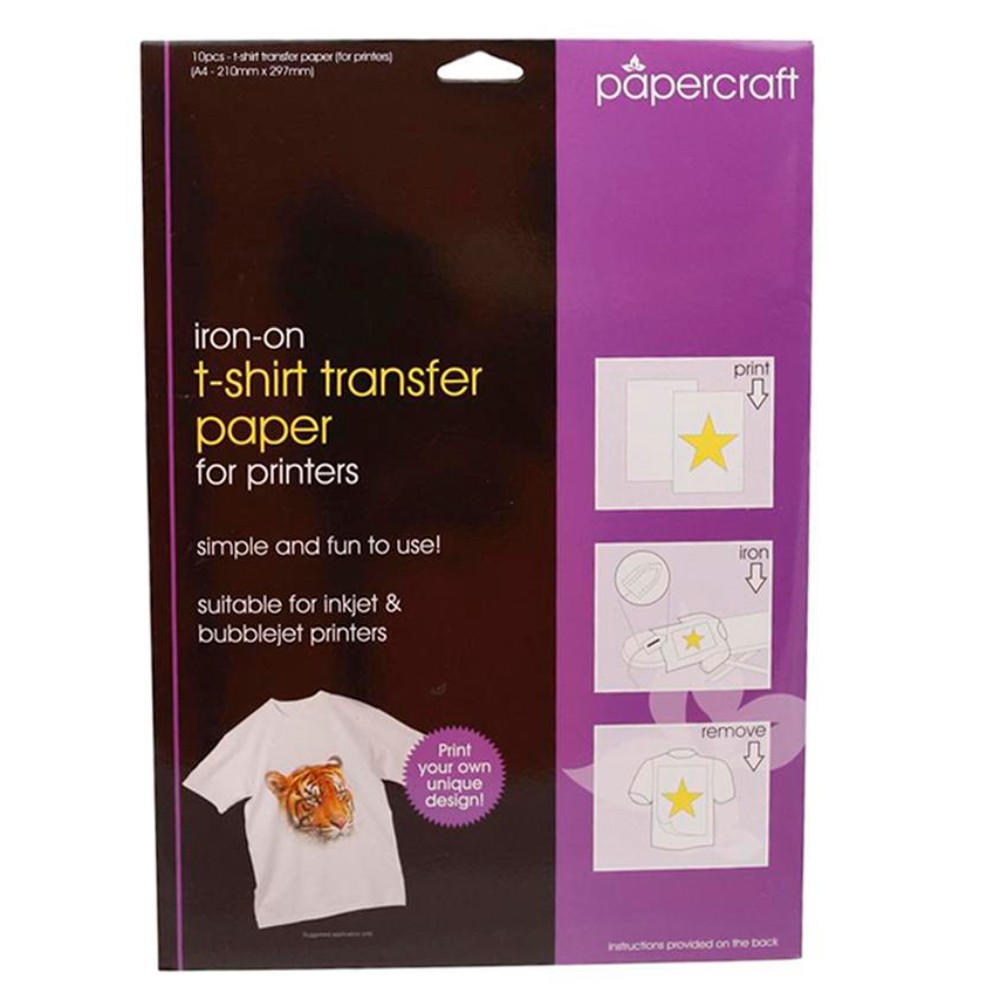 NEW Papercraft T-Shirt Transfer Paper Pack By Spotlight