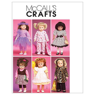 McCall's Pattern M6005 Clothes & Accessories For 18'' Doll One Size