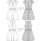 Burda Pattern 7556 Women's Dress  6 - 18