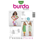 Burda Pattern 9544 Girl's Dress  5 - 10