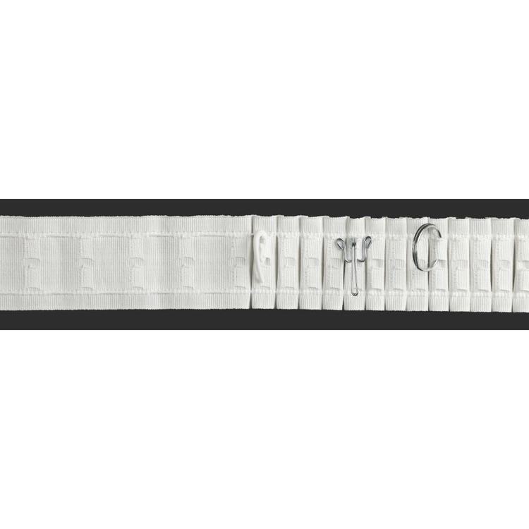 Caprice 2-Pocket 55 mm Curtain Heading Tape White 55 mm