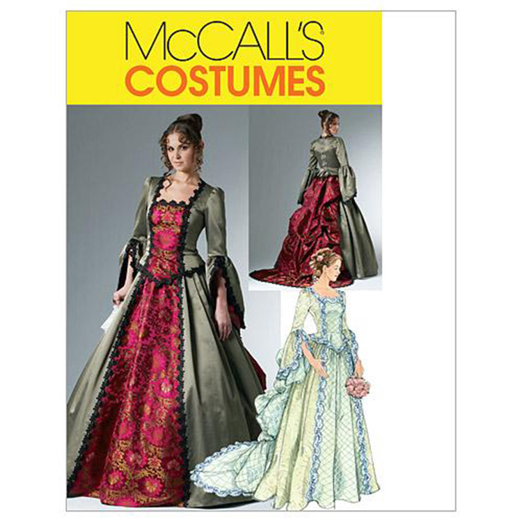 McCall's Sewing Pattern M6097 Misses' Victorian Costume White