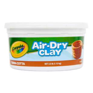 Crayola Air Dry Clay 2.5lb Tub Terracotta
