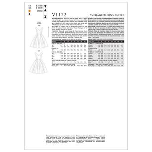 Vogue Pattern V1172 Misses' Petite Dress & Belt