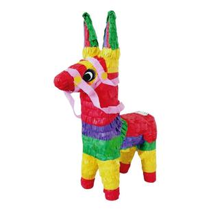 Amscan Rainbow Donkey Pinata Multicoloured