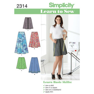 Simplicity Pattern 2314 Women's Skirt  6 - 18