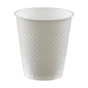Amscan White Plastic Cups White 335 mL