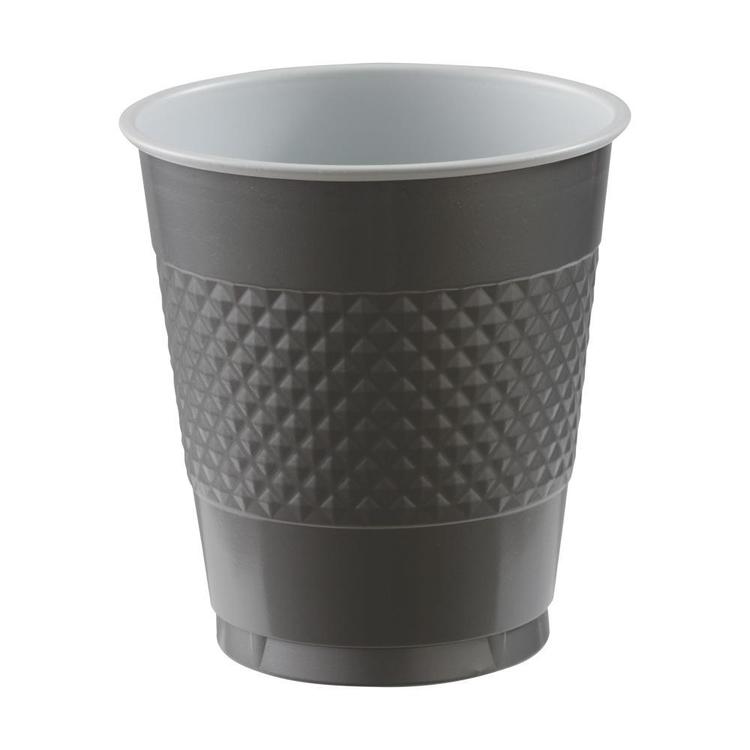 Amscan Silver Plastic Cups