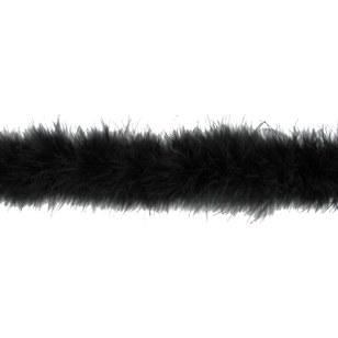 Simplicity Feather Boa Black 38 mm