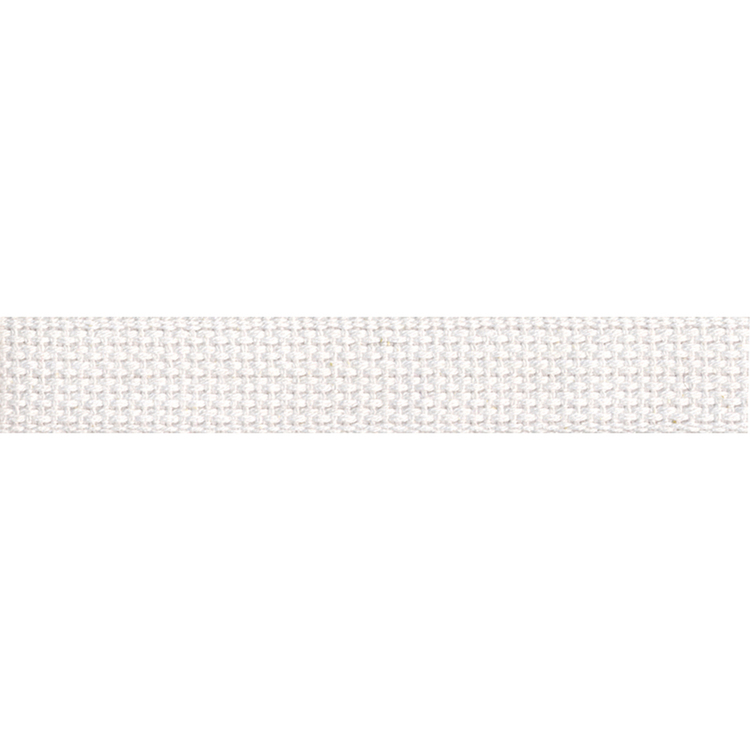 Simplicity Simple Cotton Belting White 25 mm
