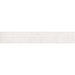 Simplicity Simple Cotton Belting White 25 mm