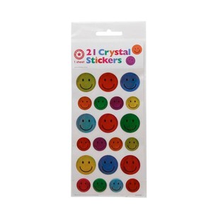 World Greetings Crystal Smileys Stickers Multicoloured