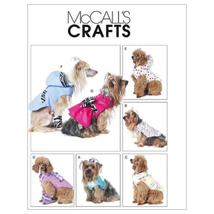 McCall's Pattern M6218 Pet Clothes One Size