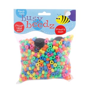 Busy Beedz Primary Beads Value Pack Neon 250 g