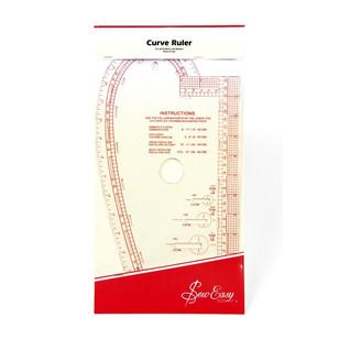 Sew Easy Curved Metric Ruler Clear