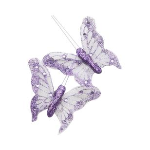 Critters Small Gauze Butterfly Purple 6.5 cm