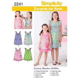 Simplicity Pattern 2241 Girl's Dress