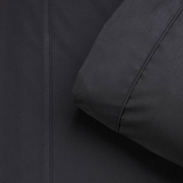 KOO 250 Thread Count Flat Sheet Black King | Spotlight Australia
