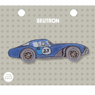 Beutron Racing Car 33 Iron On Motif Racing Car 33