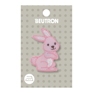 Beutron Pretty Pink Bunny Iron On Motif Pretty Pink Bunny