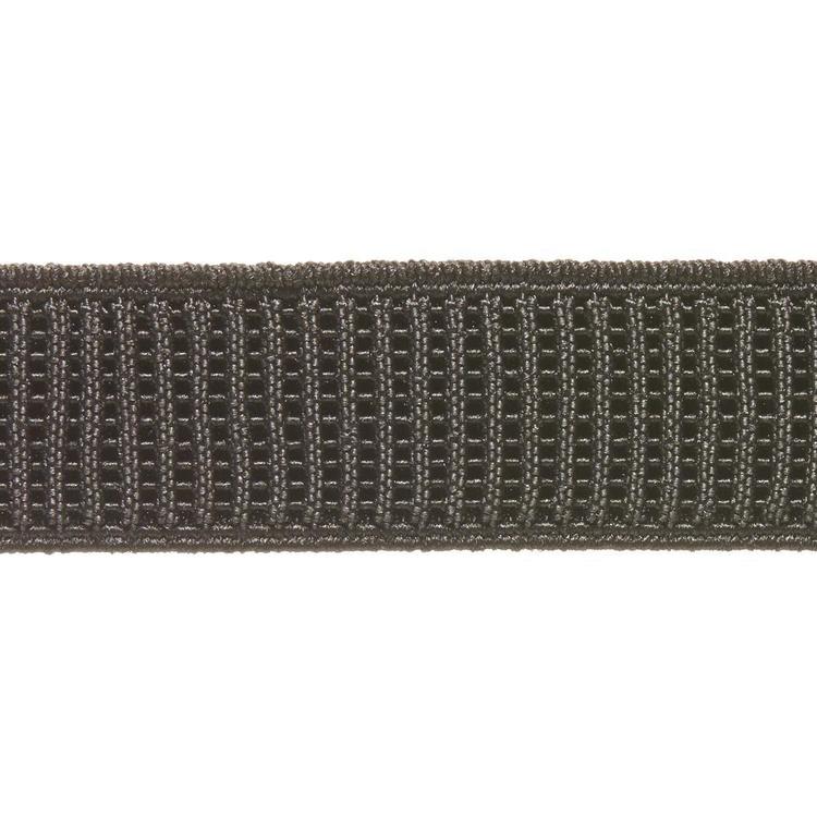 Birch Ribbed Elastic Sold By The Metre Black