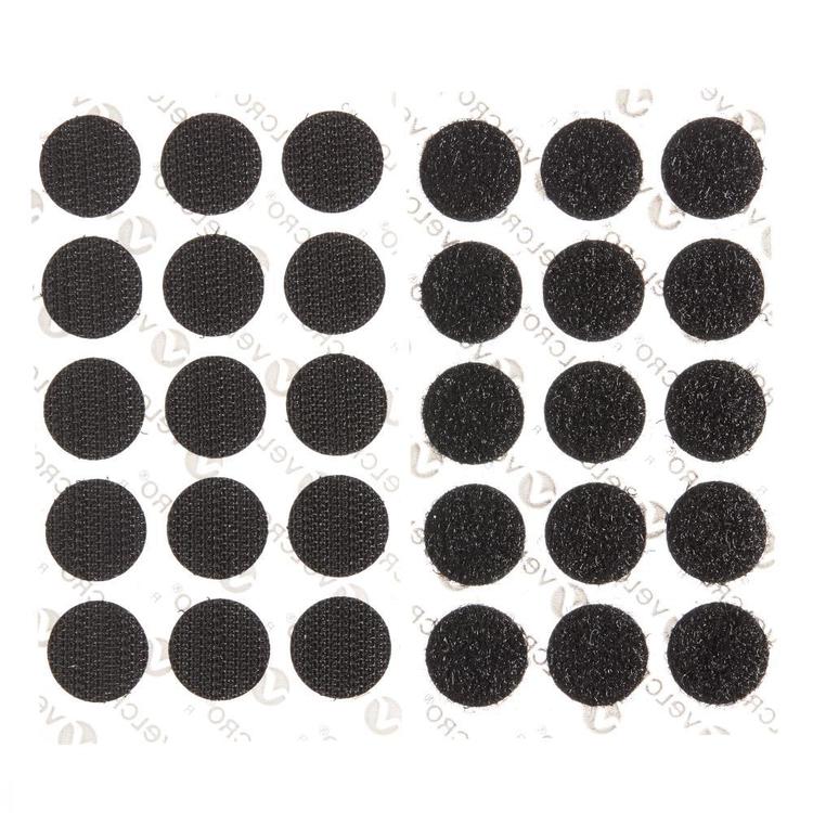 VELCRO� brand Stick On Mini Dots Black