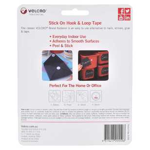 Velcro Brand Stick On Hook & Loop Tape White 25 mm x 50 mm