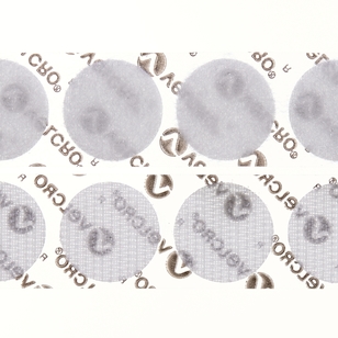 VELCRO® Brand Stick On Dots White 22 mm x 1 m