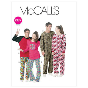 McCall's Pattern M6251 Teens' Tops Pants & Jumpsuit