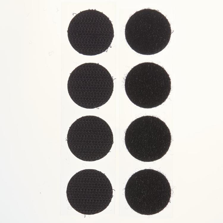 Birch 15mm Sticky Back Handy Dots 20 Pack Black 15 mm