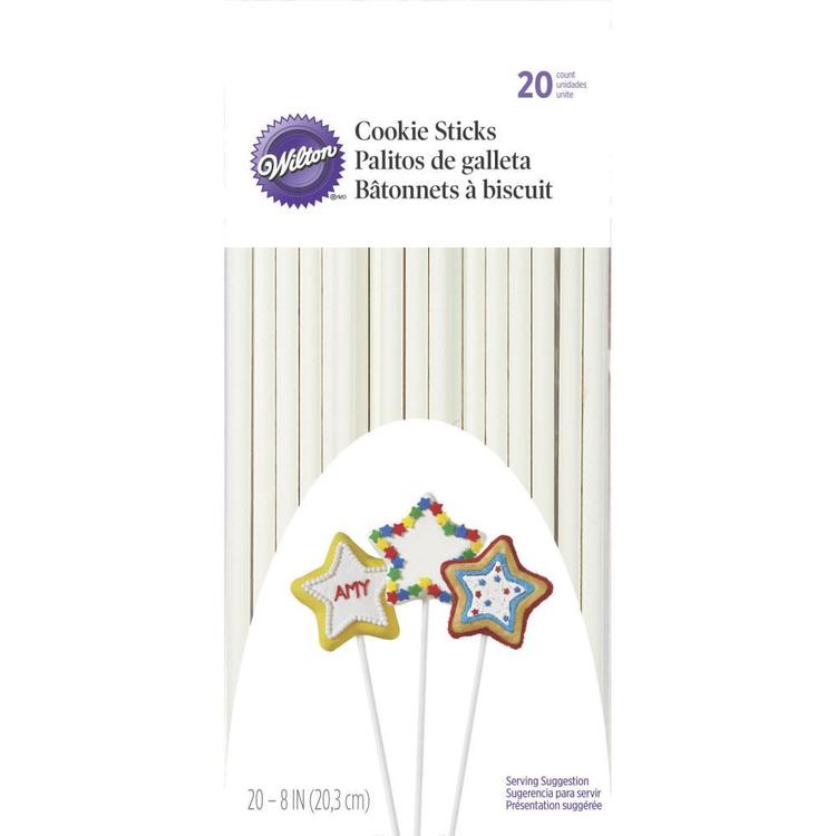 Wilton 8'' Cookie Sticks White 20.3 cm