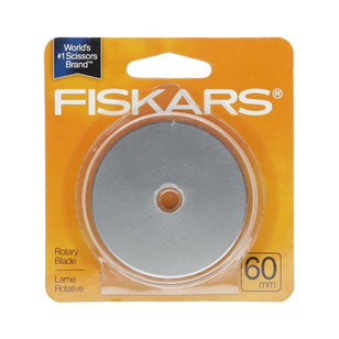 Fiskars Rotary Cutter,60mm,Straight,White/Orange 197960-1004 