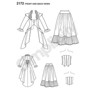 Simplicity Pattern 2172 Steampunk Costume